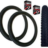 Baldys 16 x 2.0 BLACK Kids Mountain Bike TYREs / TUBEs