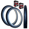 Baldys 16 x 1-3/8 PUNCTURE PROTECTED TYREs TUBEs Suitable For Brompton Bikes