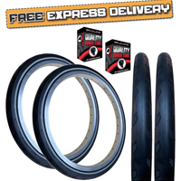 Baldys 16 x 1-3/8 PUNCTURE PROTECTED TYREs TUBEs Suitable For Brompton Bikes