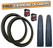 Baldys 27.5 x 2.0 DSI Mountain Bike Slick Tread PUNCTURE PROTECTED TYREs TUBEs