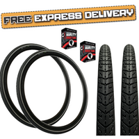 Baldys 700 x 40c DSI Hybrid Trekking Road E-Bike PUNCTURE PROTECTED TYREs TUBEs