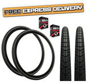 Baldys 700 x 38c DSI Hybrid Trekking Road E-Bike PUNCTURE PROTECTED TYREs TUBEs