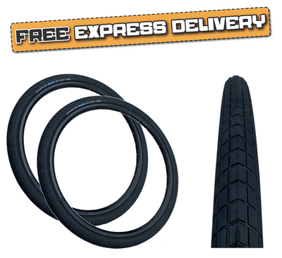 PAIR Schwalbe Big Ben 27.5 x 2.00 650B Smooth Black Mountain Bike Road Tyres