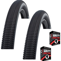 Schwalbe BILLY BONKERS 16 x 2.0 BLACK Kids Dirt Jump Bike TYREs TUBEs