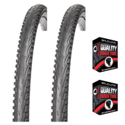 26 x 1.75 KUJO BULLDOZER Semi Slick Mountain MTB Black Road Bike Tyre S / Tube S