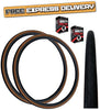 Baldys COMET 700 x 28c BROWN WALL Slick Road Racing Bike TYRE s TUBE s