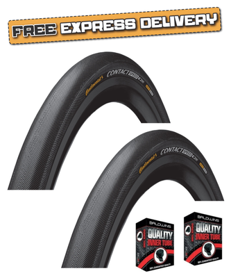 Continental CONTACT SPEED 700 x 42c Slick Road Racing Bike TYREs TUBEs