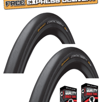 Continental CONTACT SPEED 700 x 37c Slick Road Racing Bike TYREs TUBEs