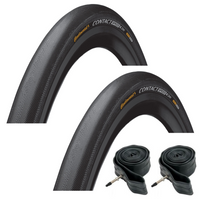 Continental CONTACT SPEED 26 x 2.0 Slick Mountain Bike Road TYREs TUBEs