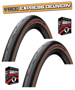 Continental CONTACT URBAN 16 x 1.35 BROWN WALL 35-349 Bike Cycle TYRE s TUBE s