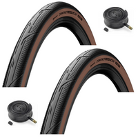 Continental CONTACT URBAN 16 x 1.35 BROWN WALL 35-349 Bike Cycle TYRE s TUBE s