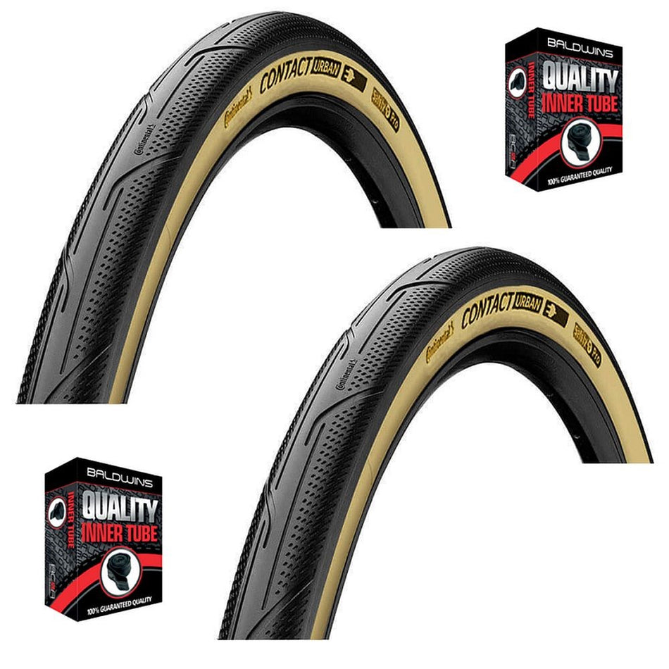 Continental CONTACT URBAN 16 x 1.35 Bike Folding Tyre CREAM WALL