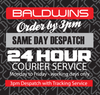 Baldy's 700c Road Racing Bike FRONT Wheel BLACK Quick Release Hub
