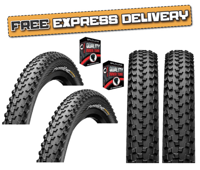 Continental CROSS KING 26 x 2.3 MTB Off Road Mountain Bike TYREs TUBEs