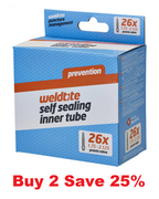 Weldtite Self Sealing Inner Tube MTB - E Bike - 26" Presta (Dr Sludge)
