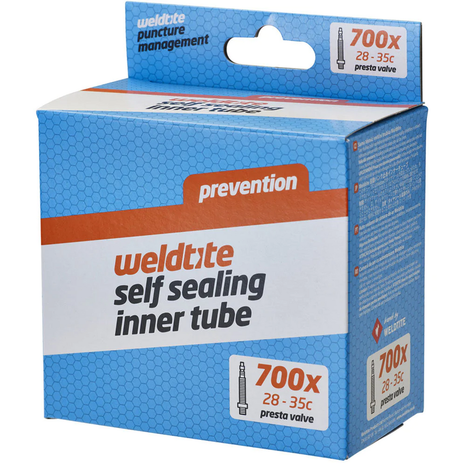Weldtite Self Sealing Inner Tube Hybrid / Treking - 700 x 28 - 35c Presta