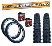 Baldys 20 x 2.0 Kids Mountain Bike BMX Off Road Chunky Tread TYRE s TUBE s