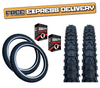 Baldys 18" Kids Mountain Bike TYREs TUBEs Off Road BMX Knobby Tread 18 x 2.125