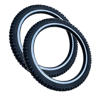 Baldys 18" Kids Mountain Bike TYREs TUBEs Off Road BMX Knobby Tread 18 x 2.125