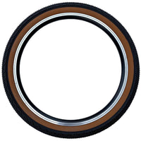 Baldys F-STYLE 20 x 2.35 BROWN WALL Slick BMX Mountain Bike TYRE s TUBE s