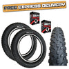 Baldy's Jumbo 20 x 4.00 BLACK Fat E-Bike Ready Folding TYREs TUBEs