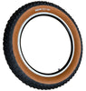 Baldy's Jumbo 20 x 4.00 BROWN WALL Fat E-Bike Ready Folding TYREs TUBEs