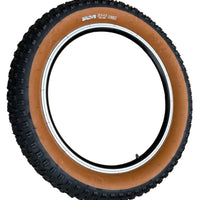 Baldy's Jumbo 20 x 4.00 BROWN WALL Fat E-Bike Ready Folding TYREs TUBEs