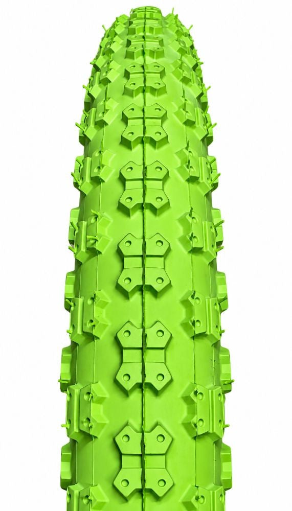 Baldys 20 x 2.125 BMX / Mountain Bike Tyre GREEN / TAN WALL