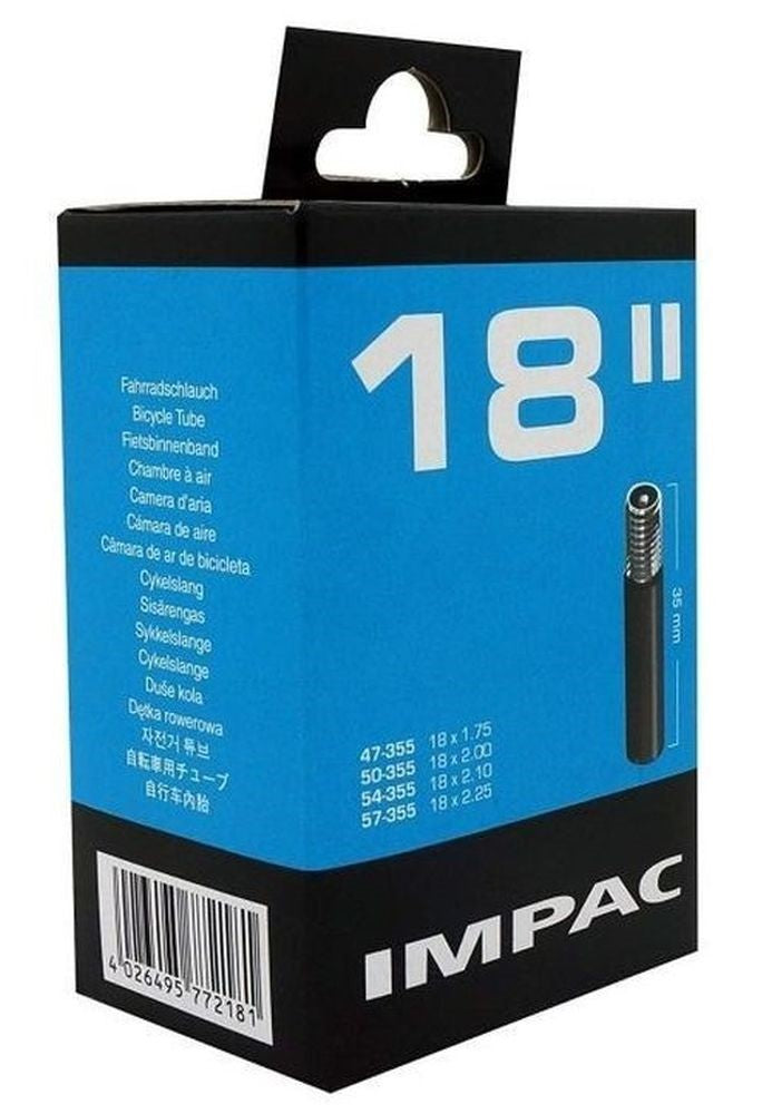 Impac Inner Tube 18 x 1.75-2.25 Schrader Valve