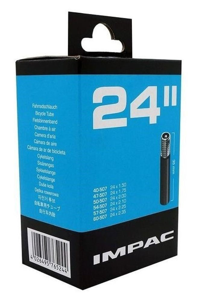 Impac Inner Tube 24 x 1.5-2.35 Schrader Valve