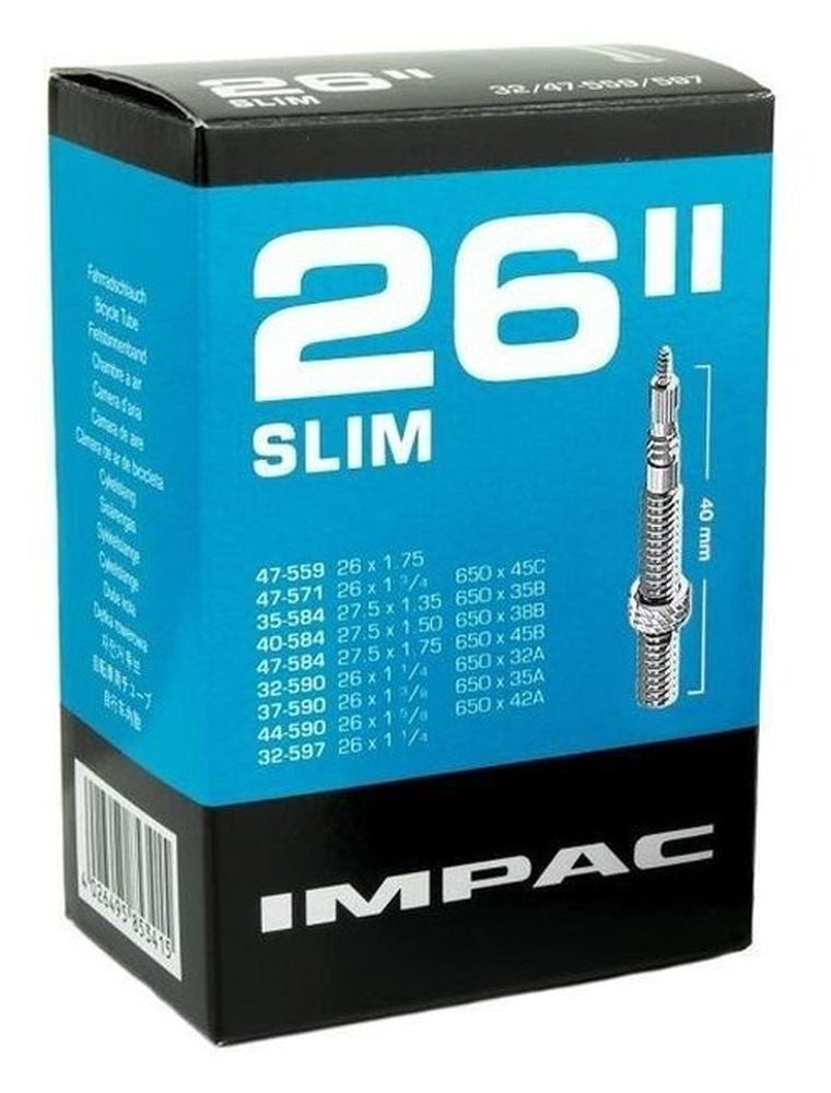 Impac Inner Tube 700 x 28c-32c / 27 x 1-1/4 Presta Valve