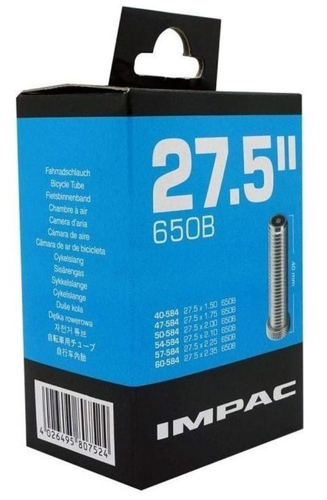 Impac Inner Tube 27.5 x 1.5-2.35 Schrader Valve
