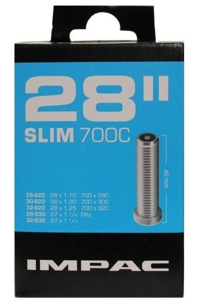 Impac Inner Tube 700 x 28c-32c / 27 x 1-1/4 Schrader Valve