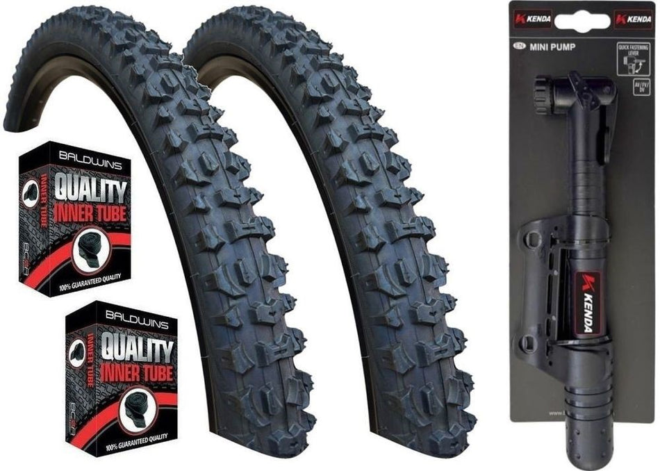 Kenda 26 x 2.10 Black K-816 + FREE MINI PUMP