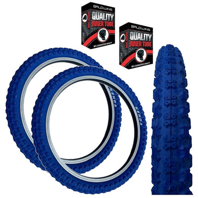 KENDA 20 x 2.25 BLUE K-51 Compe 3 Tread BMX / Mountain Bike TYREs TUBEs