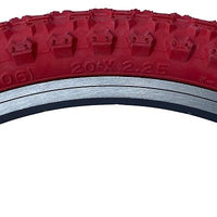 KENDA 20 x 2.25 RED K-51 Compe 3 Tread BMX / Mountain Bike TYREs TUBEs