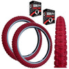 KENDA 20 x 2.25 RED K-51 Compe 3 Tread BMX / Mountain Bike TYREs TUBEs