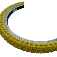 KENDA 20 x 2.25 YELLOW K-51 Compe 3 Tread BMX / Mountain Bike TYREs TUBEs