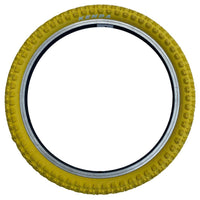 KENDA 20 x 2.25 YELLOW K-51 Compe 3 Tread BMX / Mountain Bike TYREs TUBEs