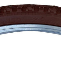 Kenda KHAN 26 x 1.75 BROWN Mountain Bike Slick Road K-935 TYREs TUBEs