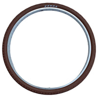 Kenda KHAN 26 x 1.75 BROWN Mountain Bike Slick Road K-935 TYREs TUBEs