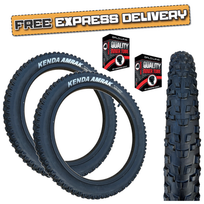 Kenda AMRAK 20 x 2.20 BLACK Chunky Mountain Bike TYRE s TUBE s K-1247