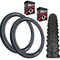Kenda KADRE 27.5 x 2.60 BLACK Chunky Mountain Bike TYRE s TUBE s K-1027