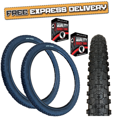 Kenda KADRE 27.5 x 2.10 BLACK Chunky Mountain Bike TYRE s TUBE s K-1027