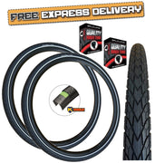 Kenda KHAN II CUTE 26 x 1.50 K-Shield Puncture Protected MTB Bike TYREs TUBEs