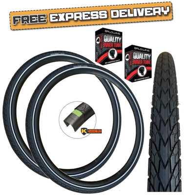 Kenda KHAN II CUTE 26 x 1.50 K-Shield Puncture Protected MTB Bike TYREs TUBEs