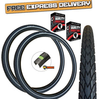 Kenda KHAN II CUTE 700 x 38c K-Shield Puncture Protected Hybrid Bike TYREs TUBEs