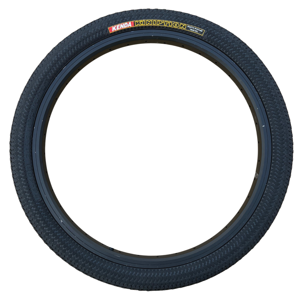 Kenda KINIPTION 20 x 2.10 BLACK BMX Bike TYRE s TUBE s K-1016 ...