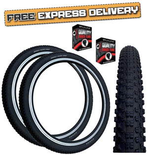 Kenda SMALL BLOCK 8 EIGHT 16 x 1.50 BLACK Mountain Bike TYRE s TUBE s K-1047