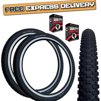 Kenda SMALL BLOCK 8 EIGHT 27.5 x 2.10 BLACK Mountain Bike TYRE s TUBE s K-1047